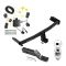 Trailer Tow Hitch For 11-20 Dodge Journey w/o LED Taillights Complete Package w/ Wiring and 2" Ball
