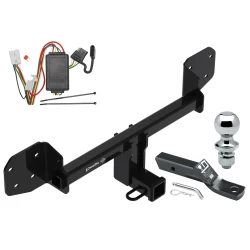 Trailer Tow Hitch For 10-19 Subaru Outback Wagon Complete Package w/ Wiring and 1-7/8" Ball