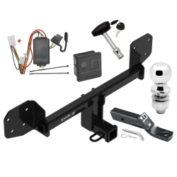 Trailer Tow Hitch For 10-19 Subaru Outback Wagon Deluxe Package Wiring 2" Ball and Lock