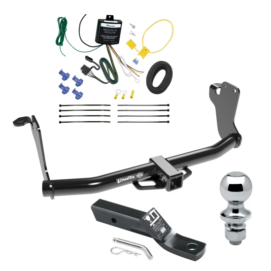 Trailer Tow Hitch For 18-21 Mitsubishi Eclipse Cross All Models Complete Package w/ Wiring and 1-7/8" Ball