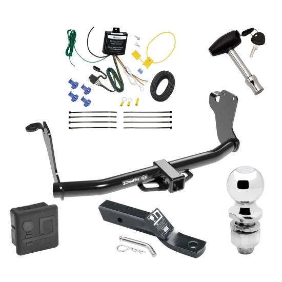 Trailer Tow Hitch For 18-21 Mitsubishi Eclipse Cross All Models Deluxe Package Wiring 2" Ball and Lock