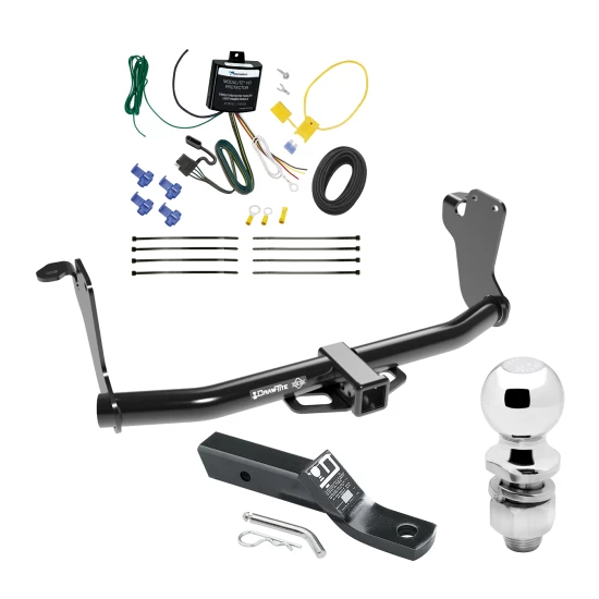Trailer Tow Hitch For 18-21 Mitsubishi Eclipse Cross All Models Complete Package w/ Wiring and 2" Ball
