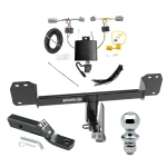Trailer Tow Hitch For 19-26 Volvo XC40 19-24 XC40 Recharge 22-24 C40 Recharge 25-26 EX40 Complete Package w/ Wiring and 1-7/8" Ball