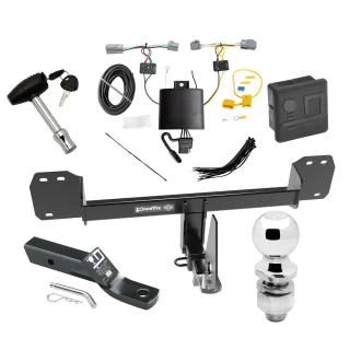Trailer Tow Hitch For 19-26 Volvo XC40 19-24 XC40 Recharge 22-24 C40 Recharge 25-26 EX40 Deluxe Package Wiring 2" Ball and Lock