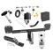 Trailer Tow Hitch For 19-26 Volvo XC40 19-24 XC40 Recharge 22-24 C40 Recharge 25-26 EX40 Deluxe Package Wiring 2" Ball and Lock