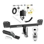 Trailer Tow Hitch For 19-26 Volvo XC40 19-24 XC40 Recharge 22-24 C40 Recharge 25-26 EX40 Complete Package w/ Wiring and 2" Ball