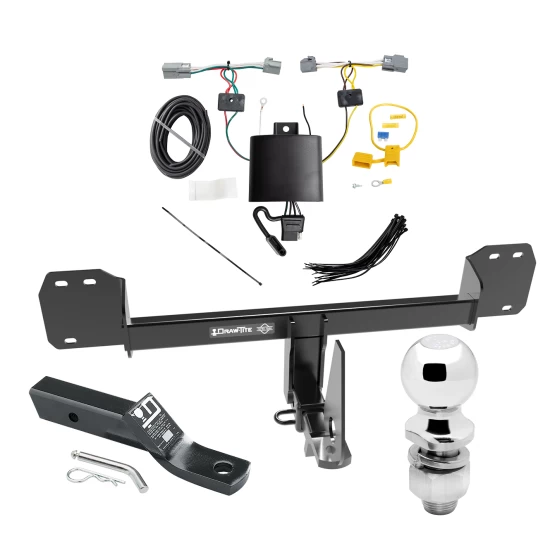 Trailer Tow Hitch For 19-26 Volvo XC40 19-24 XC40 Recharge 22-24 C40 Recharge 25-26 EX40 Complete Package w/ Wiring and 2" Ball