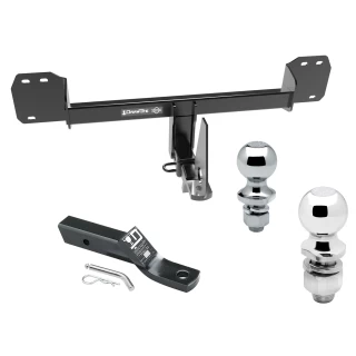 Trailer Tow Hitch For 19-26 Volvo XC40 19-24 XC40 Recharge 22-24 C40 Recharge 25-26 EX40 2" Receiver w/ 1-7/8" and 2" Ball
