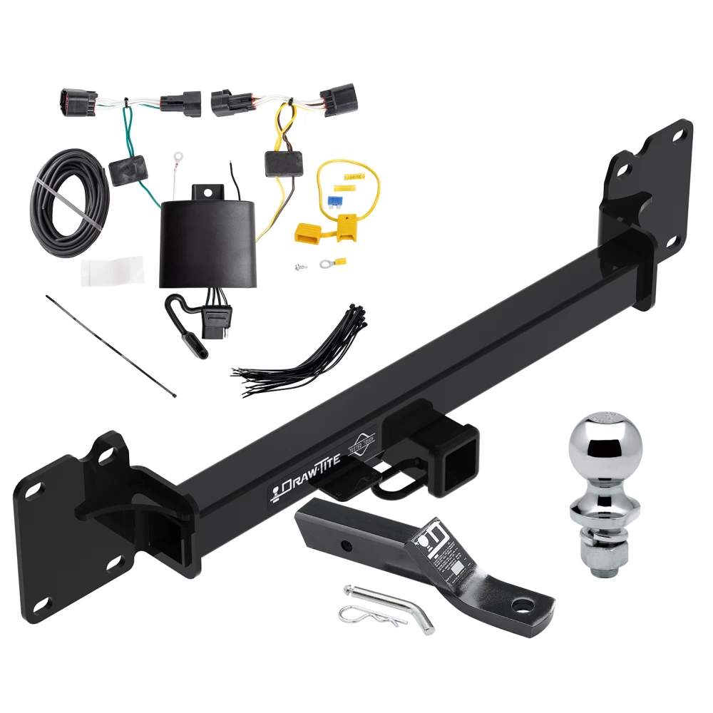 Trailer Tow Hitch For 18-23 Land Rover Range Rover Velar All Models Complete Package w/ Wiring and 1-7/8" Ball