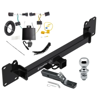 Trailer Tow Hitch For 18-23 Land Rover Range Rover Velar All Models Complete Package w/ Wiring and 1-7/8" Ball