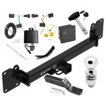 Trailer Tow Hitch For 18-23 Land Rover Range Rover Velar All Models Deluxe Package Wiring 2" Ball and Lock