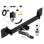 Trailer Tow Hitch For 18-23 Land Rover Range Rover Velar All Models Complete Package w/ Wiring and 2" Ball