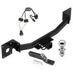 Trailer Tow Hitch For 19-26 Cadillac XT4 All Models Complete Package w/ Wiring and 1-7/8" Ball