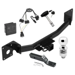 Trailer Tow Hitch For 19-26 Cadillac XT4 All Models Deluxe Package Wiring 2" Ball and Lock
