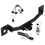 Trailer Tow Hitch For 19-26 Cadillac XT4 All Models Complete Package w/ Wiring and 2" Ball
