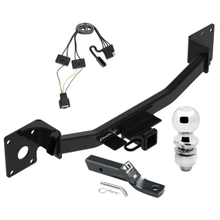 Trailer Tow Hitch For 19-26 Cadillac XT4 All Models Complete Package w/ Wiring and 2" Ball