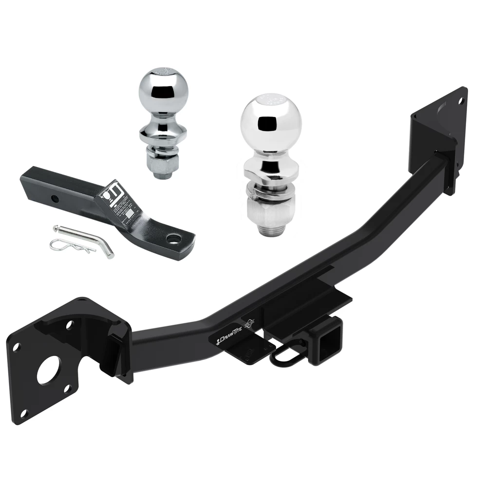 Trailer Tow Hitch For 19-26 Cadillac XT4 2" Receiver w/ 1-7/8" and 2" Ball