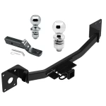 Trailer Tow Hitch For 19-26 Cadillac XT4 2" Receiver w/ 1-7/8" and 2" Ball