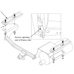 Reese Trailer Tow Hitch For 11-14 Mazda 2 All Styles 1-1/4" Towing Receiver Class 1