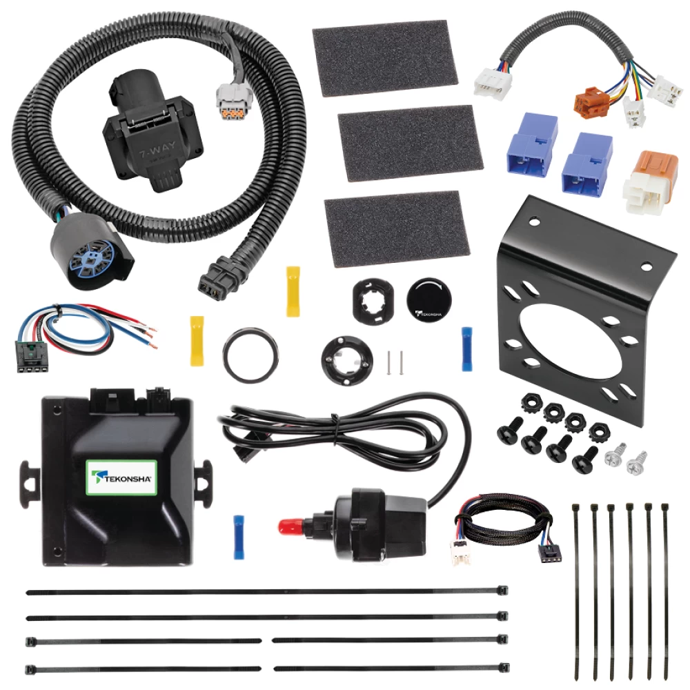 For 2005-2024 Nissan Frontier Tekonsha Prodigy iD Bluetooth Wireless Brake Control + Plug & Play BC Adapter + 7-Way RV Wiring By Tekonsha