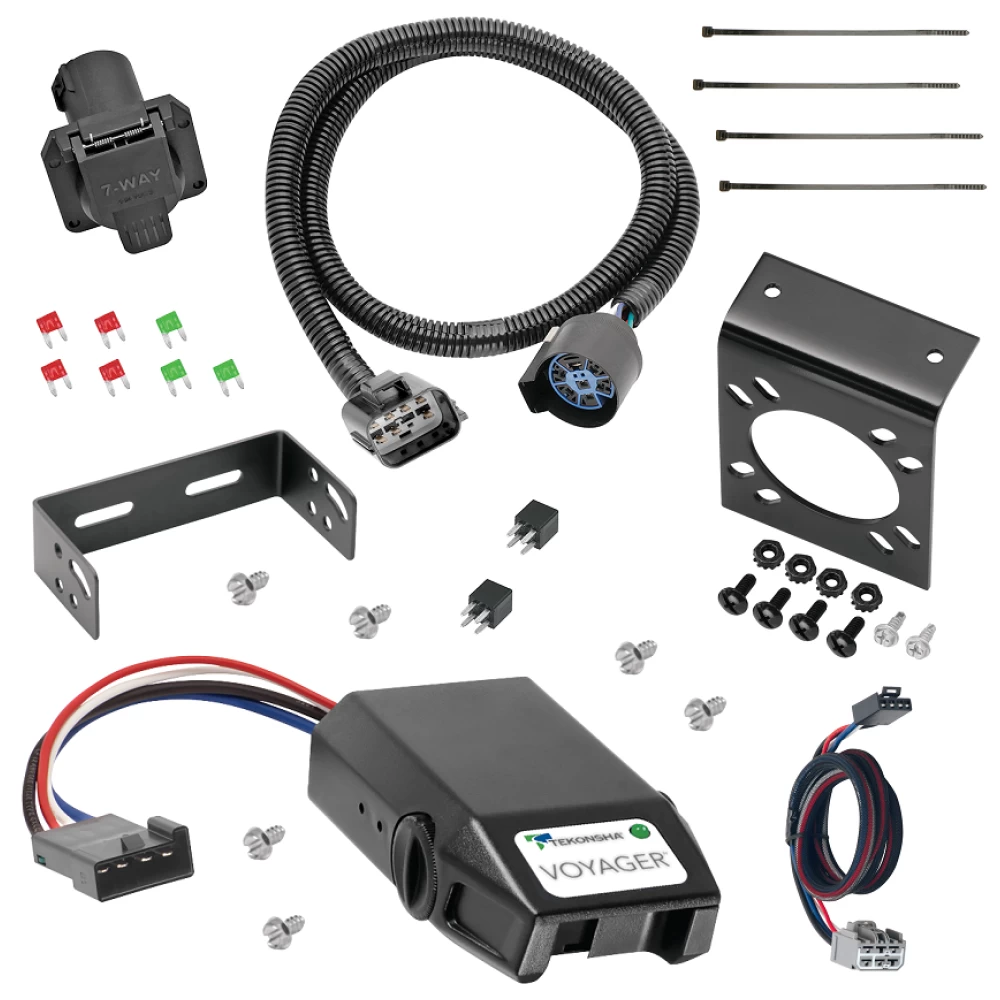 For 2013-2016 GMC Acadia 7-Way RV Wiring kit by: Tekonsha For 2013-2016 GMC Acadia 7-Way RV Wiring + Tekonsha Voyager Brake Control + Plug & Play BC Adapter By Tekonsha