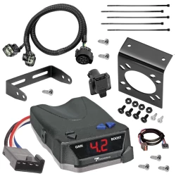 For 2015-2021 Land Rover Range Rover Sport 7 Way Trailer Wiring RV 7 Pin 7 Blade + Tekonsha BRAKE-EVN Brake Controller + Plug & Play Adapter By Tekonsha