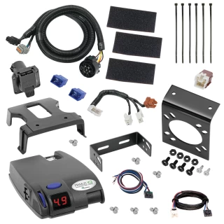 For 2005-2023 Nissan Frontier 7-Way RV Wiring + Tekonsha Primus IQ Brake Control + Plug & Play BC Adapter (For (Canada Only) Models) By Tekonsha