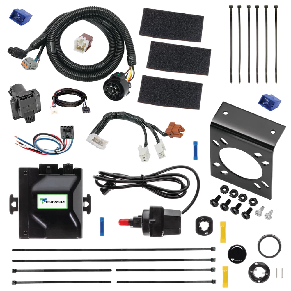 For 2005-2023 Nissan Frontier Tekonsha Prodigy iD Bluetooth Wireless Brake Control + Plug & Play BC Adapter + 7-Way RV Wiring (For (Canada Only) Models) By Tekonsha