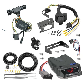 For 1998-2001 Mazda B2500 7-Way RV Wiring + Tekonsha BRAKE-EVN Brake Control + Generic BC Wiring Adapter By Tekonsha