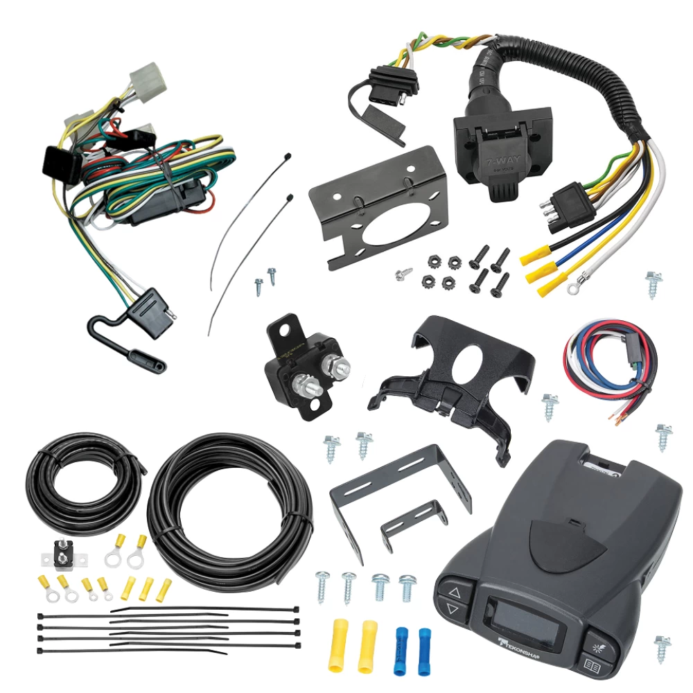 For 1995-2004 Toyota Tacoma 7-Way RV Wiring + Tekonsha Prodigy P3 Brake Control (For (App. starts 1995-1/2) Models) By Tekonsha