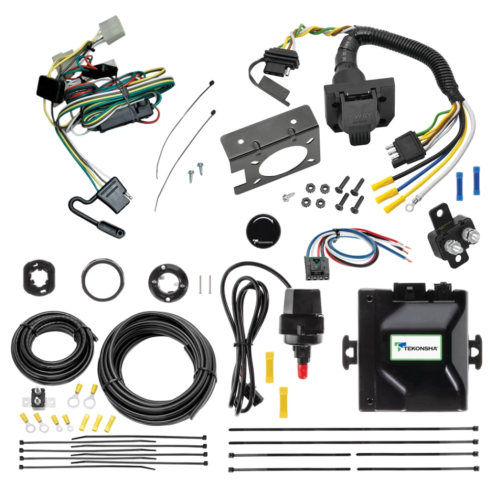 For 1995-2004 Toyota Tacoma Tekonsha Prodigy iD Bluetooth Wireless Brake Control + 7-Way RV Wiring (For (App. starts 1995-1/2) Models) By Tekonsha