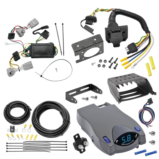 For 2005-2006 Jeep Grand Cherokee 7-Way RV Wiring + Tekonsha Prodigy P2 Brake Control By Tekonsha