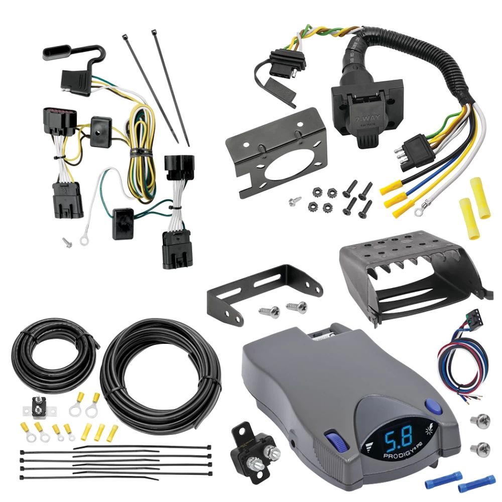 For 2005-2007 Saturn Relay 7-Way RV Wiring + Tekonsha Prodigy P2 Brake Control By Tekonsha