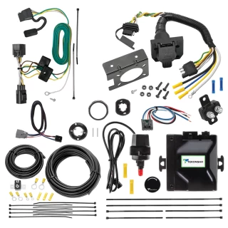 For 2018-2018 Jeep Wrangler JK Tekonsha Prodigy iD Bluetooth Wireless Brake Control + Plug & Play BC Adapter + 7-Way RV Wiring (Excludes: w/Right Hand Drive & Limited Edition Models) By Tekonsha