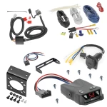 For 2005-2009 Subaru Outback 7-Way RV Wiring + Tekonsha Brakeman IV Brake Control + Generic BC Wiring Adapter (For Wagon, Except Sport Models) By Tekonsha