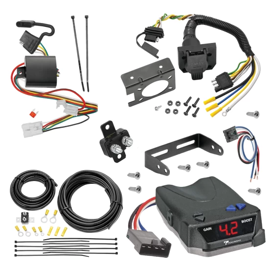 For 2010-2019 Subaru Outback 7-Way RV Wiring + Tekonsha BRAKE-EVN Brake Control + Generic BC Wiring Adapter (For Wagon, Except Sport Models) By Tekonsha