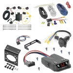 For 15-22 Ram ProMaster City 7 Way Trailer Wiring RV 7 Pin 7 Blade + Tekonsha Brakeman IV Brake Controller + Wiring Adapter By Tekonsha