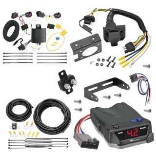 For 2015-2023 RAM ProMaster City 7-Way RV Wiring + Tekonsha BRAKE-EVN Brake Control + Generic BC Wiring Adapter By Tekonsha