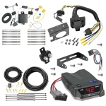 For 2017-2024 Jeep Compass 7-Way RV Wiring + Tekonsha BRAKE-EVN Brake Control + Generic BC Wiring Adapter (For (New Body Style) Models) By Tekonsha