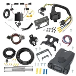 For 2019-2023 Jeep Cherokee 7-Way RV Wiring + Tekonsha Prodigy P3 Brake Control + Plug & Play BC Adapter By Tekonsha