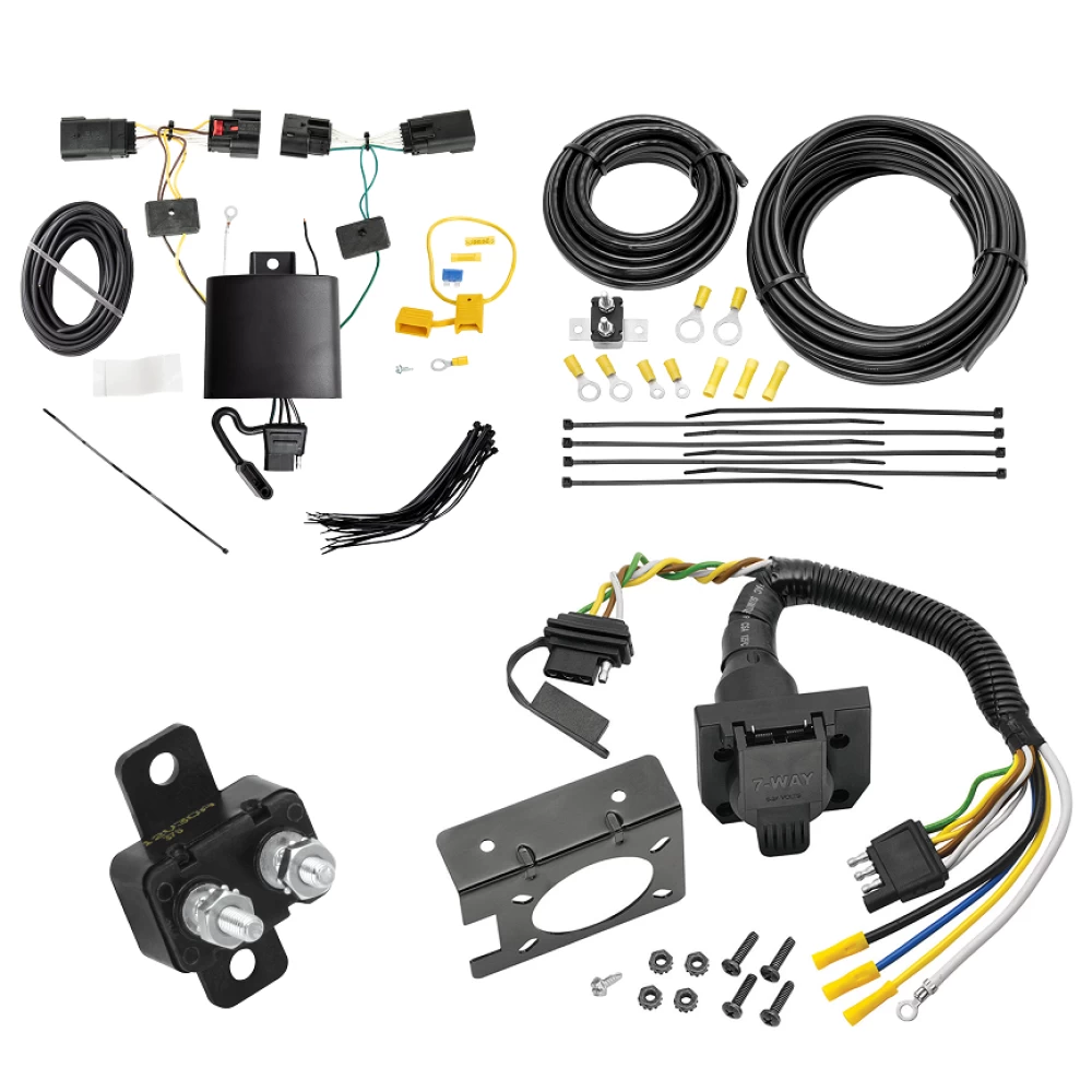 For 2020-2024 Jeep Gladiator 7-Way RV Wiring By Tekonsha