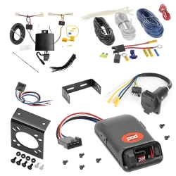 For 19-25 Toyota RAV4 21-25 Prime 7 Way Trailer Wiring RV 7 Pin 7 Blade + Pro Series POD Brake Controller + Wiring Adapter By Tekonsha