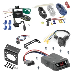For 2002-2006 Suzuki XL-7 7 Way Trailer Wiring RV 7 Pin 7 Blade + Tekonsha Brakeman IV Brake Controller + Wiring Adapter By Tekonsha