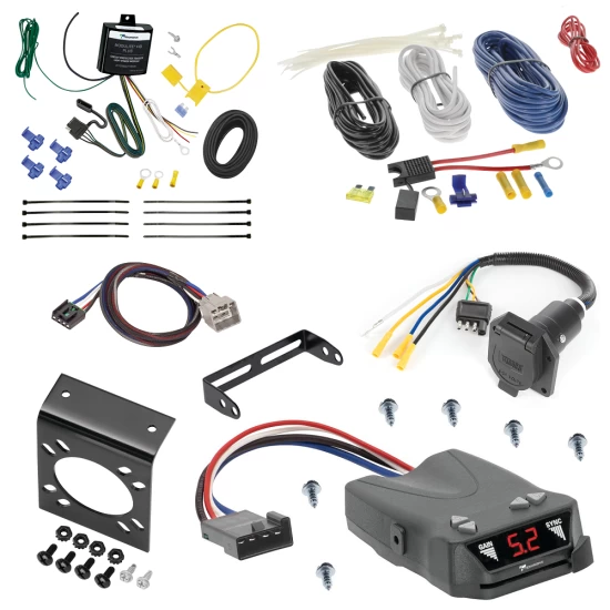 For 2011-2012 RAM 3500 7-Way RV Wiring + Tekonsha Brakeman IV Brake Control + Plug & Play BC Adapter By Tekonsha