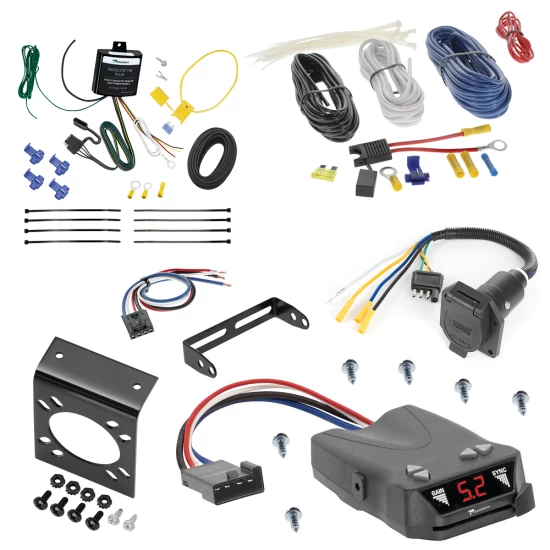 For 2016-2023 Mercedes-Benz Metris 7-Way RV Wiring + Tekonsha Brakeman IV Brake Control + Generic BC Wiring Adapter By Tekonsha
