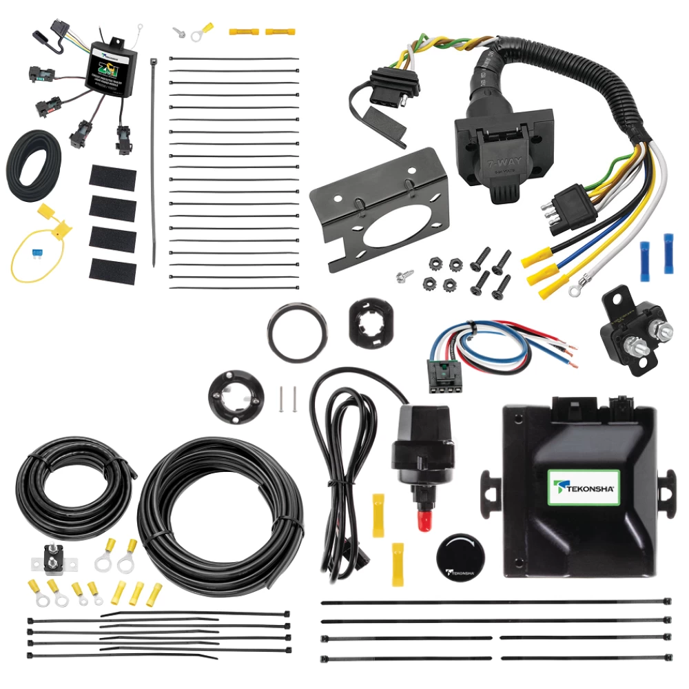 For 2008-2009 Sterling Truck Bullet 55 Tekonsha Prodigy iD Bluetooth Wireless Brake Control + 7-Way RV Wiring w/ Zero Contact ZCI Module By Tekonsha