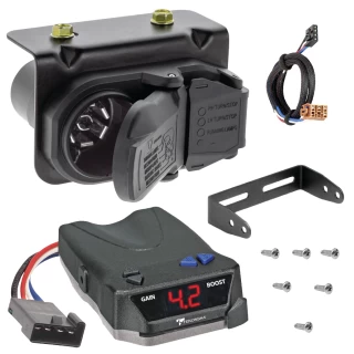 For 2000-2002 GMC Yukon 7-Way RV Wiring + Tekonsha BRAKE-EVN Brake Control + Plug & Play BC Adapter By Tekonsha