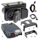 For 2007-2007 GMC Sierra 1500 HD 7-Way RV Wiring + Tekonsha Primus IQ Brake Control + Plug & Play BC Adapter By Tekonsha