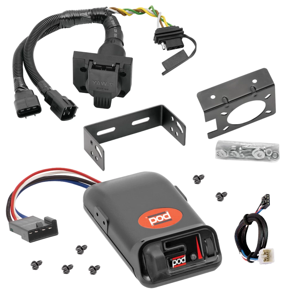 For 2003-2006 Toyota Tundra 7-Way RV Wiring + Pro Series POD Brake Control + Plug & Play BC Adapter (For w/Factory 7-Way Models) By Tekonsha
