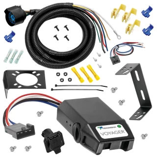 For 1999-2009 GMC C7500 Topkick 7-Way RV Wiring + Tekonsha Voyager Brake Control + Generic BC Wiring Adapter By Tow Ready